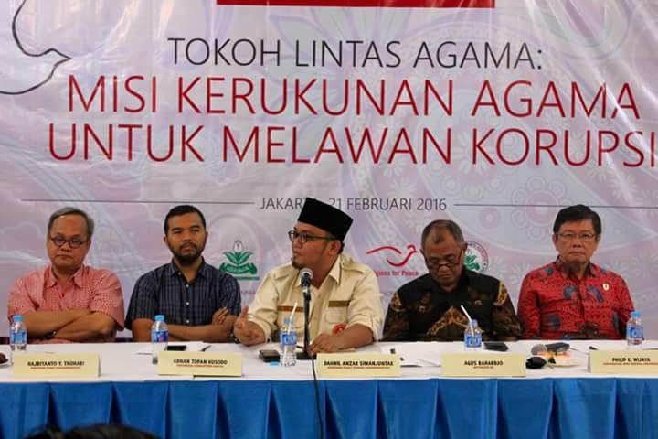 Para Pemuka Agama Di PP Muhammdiyah Serukan Tolak Revisi UU KPK